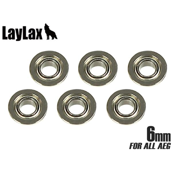 H9813B　LayLax PROMETHEUS ベアリング軸受け 純正サイズ(6mm) 電動ガン用...