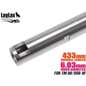 H9861EG433　LayLax PROMETHEUS EGバレル(Φ6.03mm インナーバレル) 433mm 東京マルイ 89式・VSR-10(エアシールチャンバー)｜hobby2