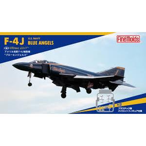ファインモールド 1/72 ジェット機シリーズ アメリカ F-4J ブルーエンジェルス プラモデル ...