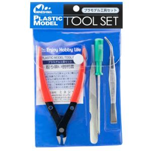 プラモデル工具セット 工具セット 7点入（ミニハサミ/ニッパー/カッター/ピンセット