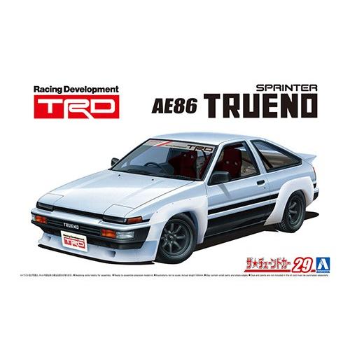 アオシマ ザ・チューンドカー No.29 1/24 TRD AE86 トレノ N2仕様 &apos;85 模型...