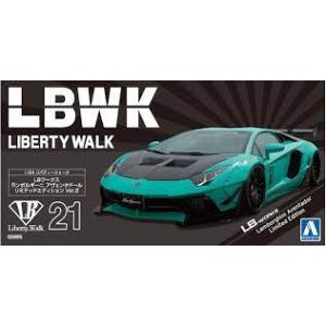 アオシマ 1/24 リバティーウォーク No.21 LBワークス ランボルギーニ アヴェンタドール ...