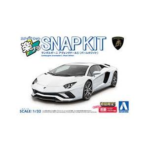 アオシマ 青島文化教材社 1/32 楽プラ スナップキット No.07-PW ランボルギーニ アヴェ...