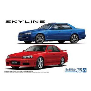 アオシマ 青島文化教材社 1/24 ザ・モデルカーシリーズ No.98 ニッサン ER34 スカイラ...