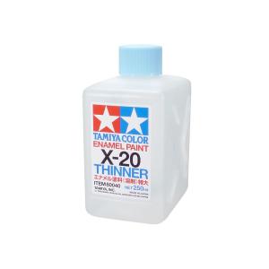 タミヤ エナメル(光沢) エナメル溶剤特大(X-20 250ml) 80040｜hobbyone