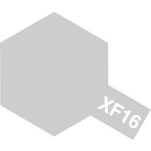 タミヤ アクリルミニ(つや消し) XF-16 フラットアルミ 81716｜hobbyone