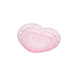 タミヤ デコレーションシリーズ(うつわ) No.52 ミニチュア食器 ハートのお皿 (ピンクラメ・70ミリ) 76652 爆買