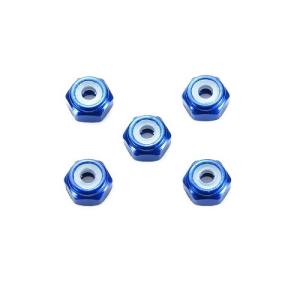タミヤ　ミニ四駆　アルミロックナット　パープル17袋 ミニ四駆 タミヤ 95555 2mmアルミロックナット （パープル5個） : グる