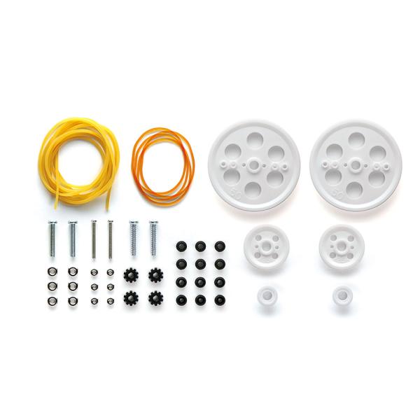 タミヤ 楽しい工作シリーズ(パーツ) No.141 プーリー(L)セット 工作 夏休み 研究 パーツ...