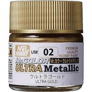 GSIクレオス Mr.カラー ウルトラメタリック ウルトラゴールド 10ml 模型用塗料 UM02