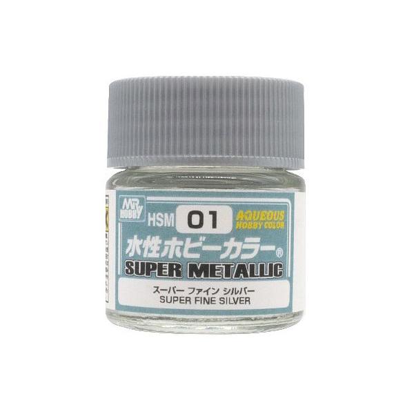 GSIクレオス 水性ホビーカラー スーパーメタリック 水性スーパーファインシルバー HSM01