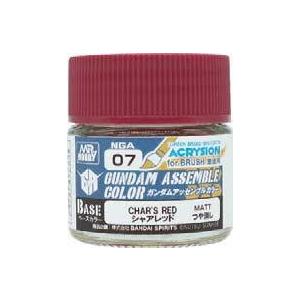 GSIクレオス 新水性カラーアクリジョン NGA07 ガンダムアッセンブルカラー シャアレッド 10...