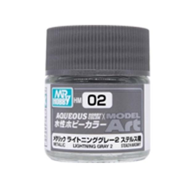 GSIクレオス Mr.カラー HM02 ライトニンググレー2 10ml 模型用塗料 水性アクリル樹脂...