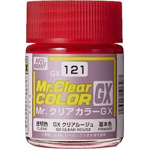 GSIクレオス Mr.クリアカラーGX クリアルージュ 18ml 模型用塗料 GX121