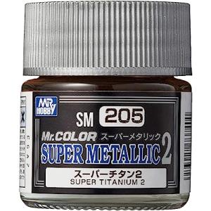 GSIクレオス Mr.カラー スーパーメタリック2 スーパークロームシルバー2 10ml 模型用塗料 SM206｜HOBBYONEヤフー店