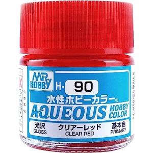 GSIクレオス 水性ホビーカラー クリアーレッド H90