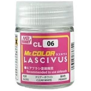 GSIクレオス Mr.カラー LASCIVUS (ラスキウス) クリアーホワイト 18ｍl 光沢 模...