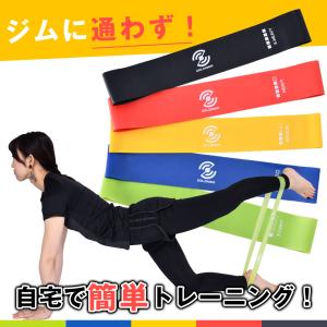 トレーニングチューブ エクササイズバンド 5本...の詳細画像1