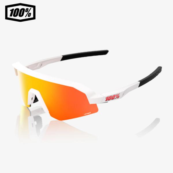 100% ワンハンドレッド SLENDALE YOUTH Matte White HiPER Red...