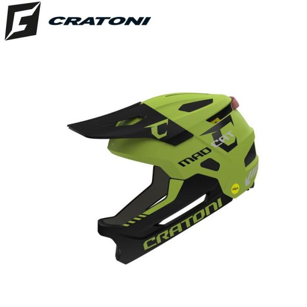 CRATONI クラトーニ MAD CAT MIPS Lime-Black Matt S-M(49-...