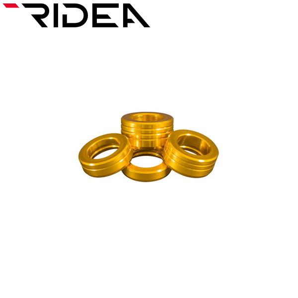 RIDEA ライディア Thru axle Spacer set M12 Gold AL ゴールド ...