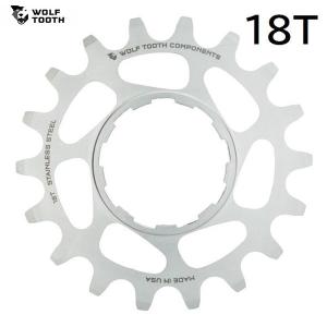 WolfTooth ウルフトゥース Stainless Steel Singlespeed Cog: 18T