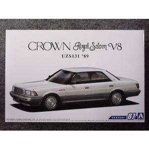 1/24 アオシマ MODEL87 トヨタ UZS131 クラウン ロイヤルサルーンG '89