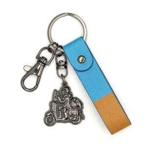 ゆるキャン グッズ 公式 日本製 本革 レザーキーホルダー 車 バイク 全 