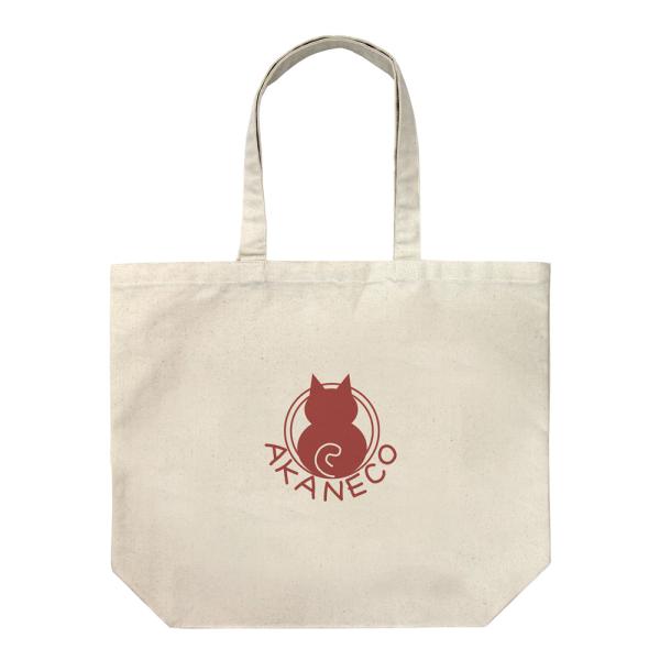 TVアニメ「ラーメン赤猫」 ラーメン赤猫ロゴ ラージトート NATURAL (メール便対応・再販予約...