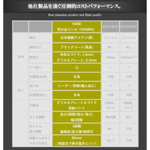 焚火台コンロ 日本製『DANRO』HOBI 漆...の詳細画像5