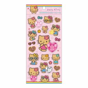 ハローキティ ステッカー 【日焼け キティ シール ハワイ 夏 海