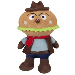 ハンバーガーキッド アンパンマン ぬいぐるみ プリちぃビーンズS Plus ハンバーガーキッド 約18cm  新品 *即納