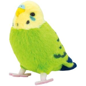 ことりのね セキセイインコ グリーン 約13cm ぬいぐるみ グッズ おもちゃ 雑貨 *