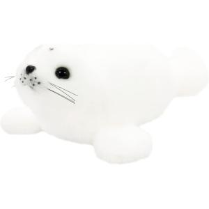 HANSA BH3767 シロアザラシ しろあざらし 白海豹 ぬいぐるみ リアル