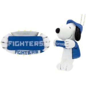 スヌーピー ファイターズ マスコット ぬいぐるみ グッズ プロ野球 日本ハムファイターズ*