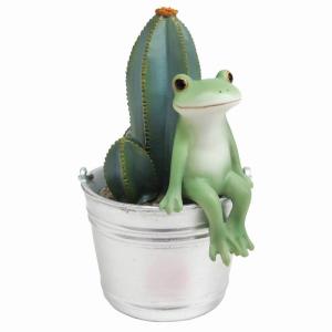 ダイカイ Copeau サボテンとお座りカエル 72224