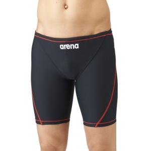 アリーナ 男性用 練習水着 ハーフスパッツ arena ECOタフスーツ SAR1103-BKTC-M 返品種別B