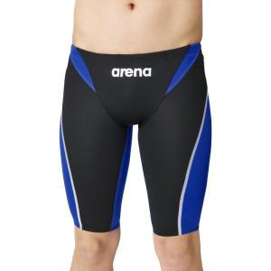 アリーナ 男性用 競泳水着 ハーフスパッツ  arena アクアアドバンスト ジュニア ARN1026M-BKBW-M 返品種別B