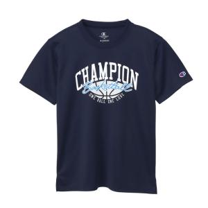 【CHAMPION/チャンピオン】 150サイズ ミニ Tシャツ 半袖 バスケット ウェア (キッズ) 370/ネイビー CK-ZB322 [▲] [ZX]の商品画像