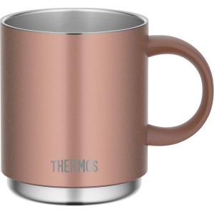 【THERMOS/サーモス】 真空断熱マグカップ 350ml 食洗機対応 ハンドル付き スタッキングOK 結露しにくい ブロンズ JDS-350 BZ [▲][KM] マグカップの商品画像