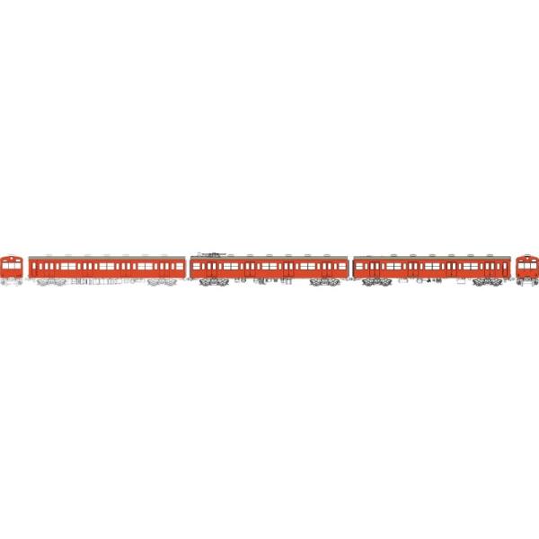 【TRAMWAY(トラムウェイ)】国鉄 101系 朱色1号 増結セットC (動力付き) (増結・3両...