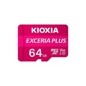 KIOXIA MicroSDカード EXERIA PLUS 64GB KMUH-A064G [▲][AS]｜hobinavi2