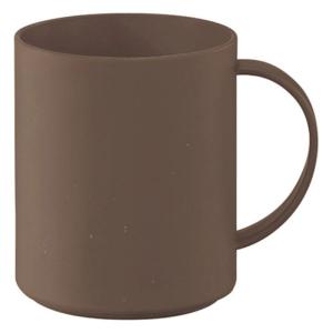 シンプルマグカップ350ml(コーヒー配合タイプ) ブラウン 22449203 [▲][AS]｜hobinavi2