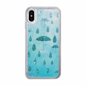 【icover（アイカバー）】背面カバー型スマホケース iPhone XS / X  Sparkle case Raining dayスマホケース iPhone アイフォン X XS iPhoneXS iPhone[▲][R]｜hobinavi2