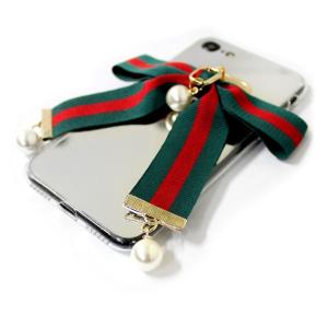 Dreamplus dreamplus 2020 iPhone SE/8/7 Mirror Ribbon Case グリーン/レッド 取り寄せ商品