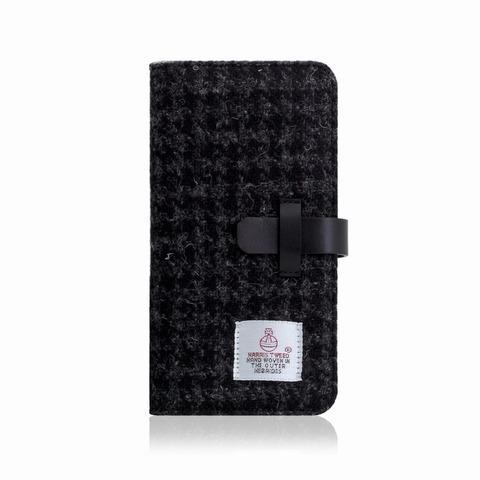 【SLG Design（エスエルジーデザイン）】 ハリスツイード iPhoneケース手帳型スマホケー...