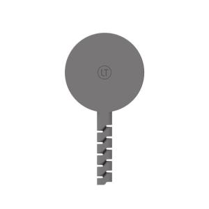 Lead Trend Lead Trend Apple MagSafe充電器専用保護カバーTWIST ダークグレー 目安在庫=○