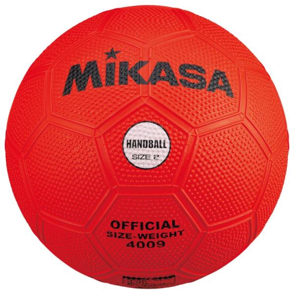 【MIKASA/ミカサ】ハンド２号 スポーツテスト用 ゴム オレンジ  /  ハンドボール ボール ...