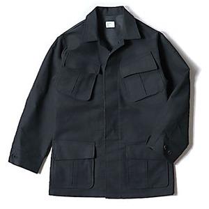 アメリカ軍 モールスキンファーティングジャケット レプリカ ブラック XL  ホビー[▲][TP]