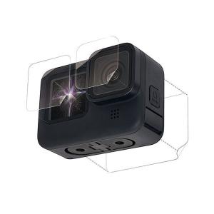 まとめ買い エレコム GoPro HERO9 Black用 保護フィルム/ガラスフィルム 親水性 耐...